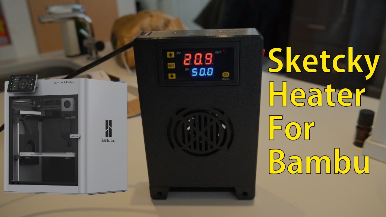 Как подключить нагреватель к принтеру Bambu Lab | Сомнительный нагреватель с AliExpress