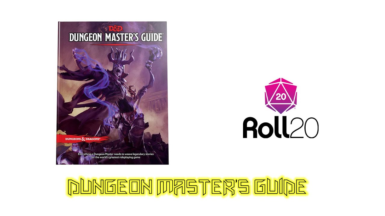 Roll20 Dungeon Master's Guide for 5e Review