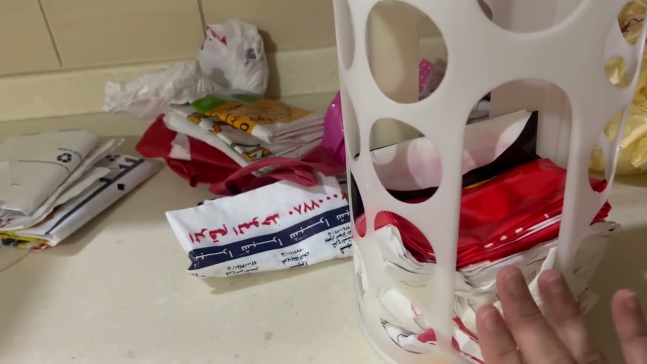 طريقة ترتيب الاكياس☺️🔥