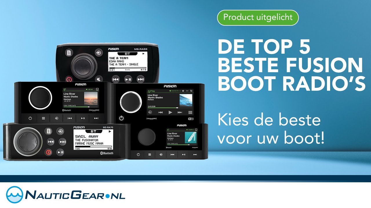 Fusion Marine radio! Top 5 beste boot radio's!