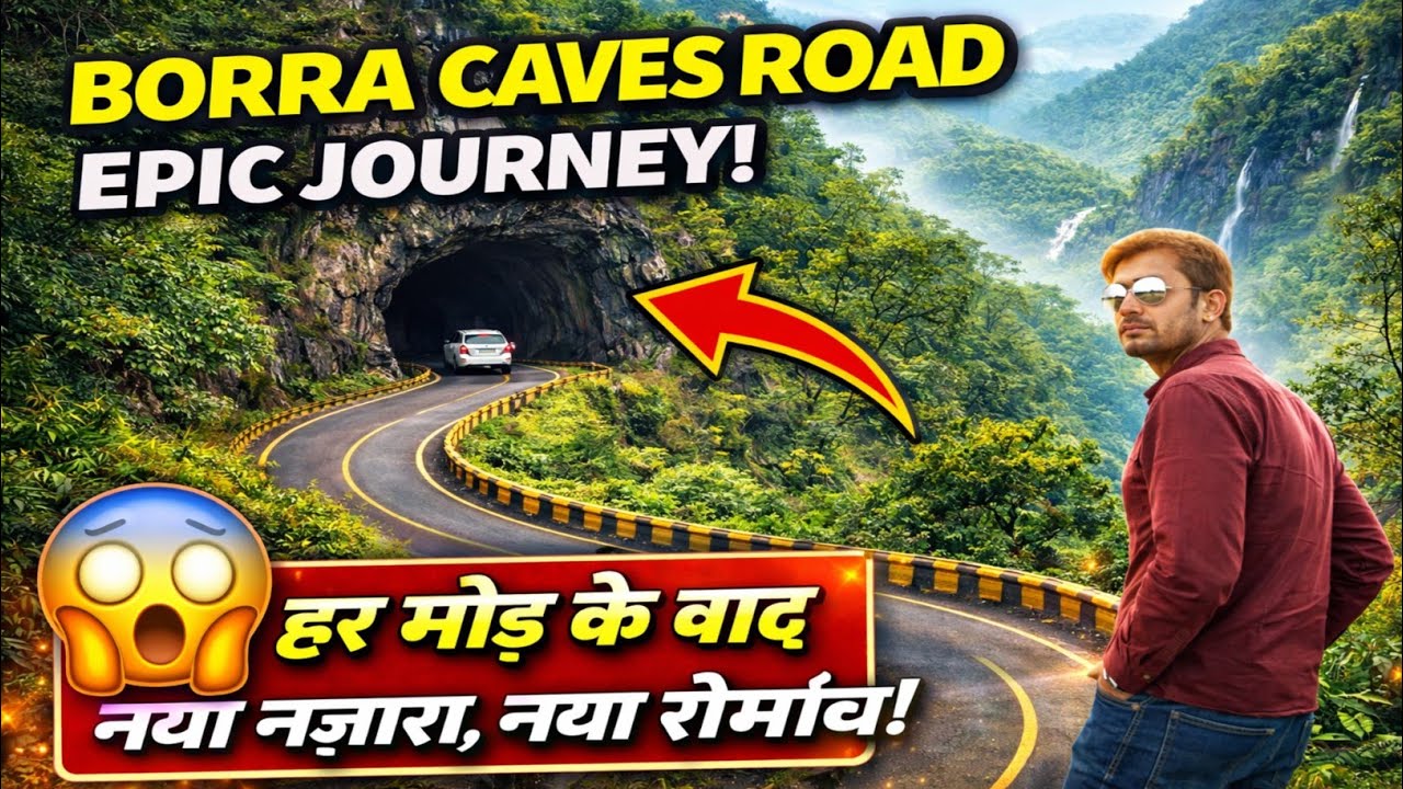 Road Trip to Borra Cave || BORRA CAVE || ghat road || adventure trip || road trip ||