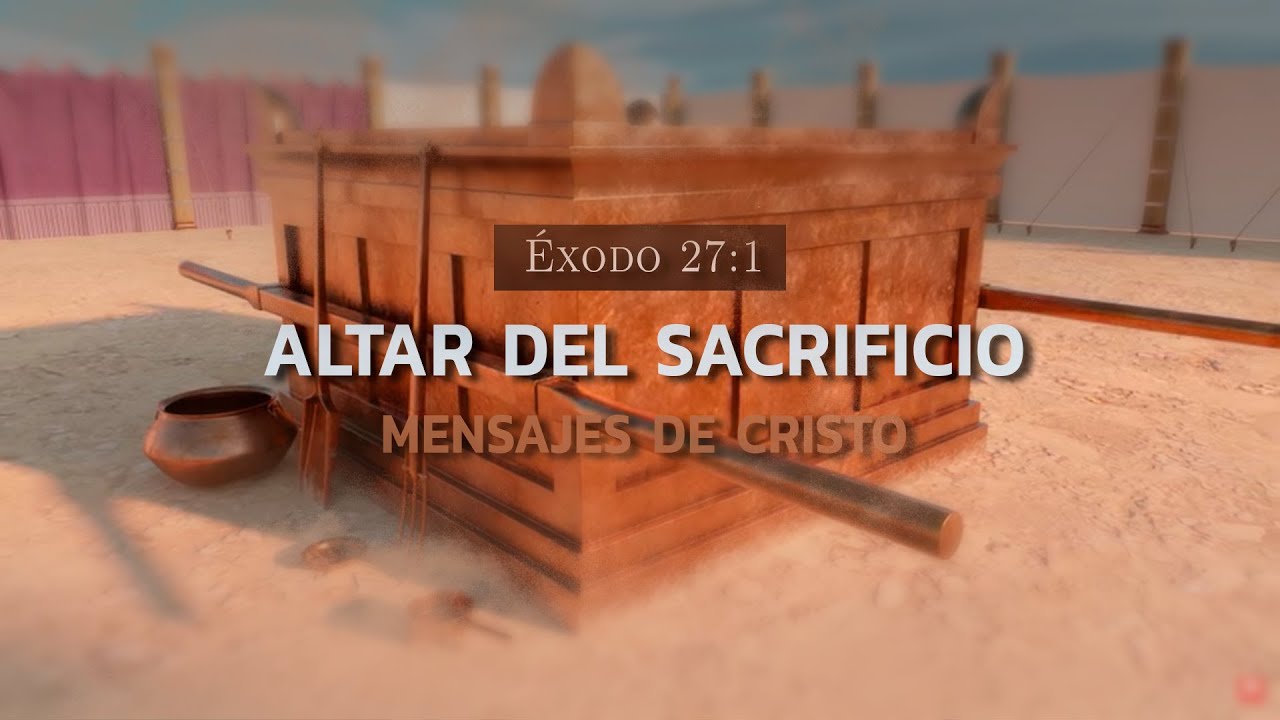 Altar del Sacrificio o Altar de Bronce - ANIMACION 3D - &Eacute;xodo 27 #shortsvideo #mensajesdeluz