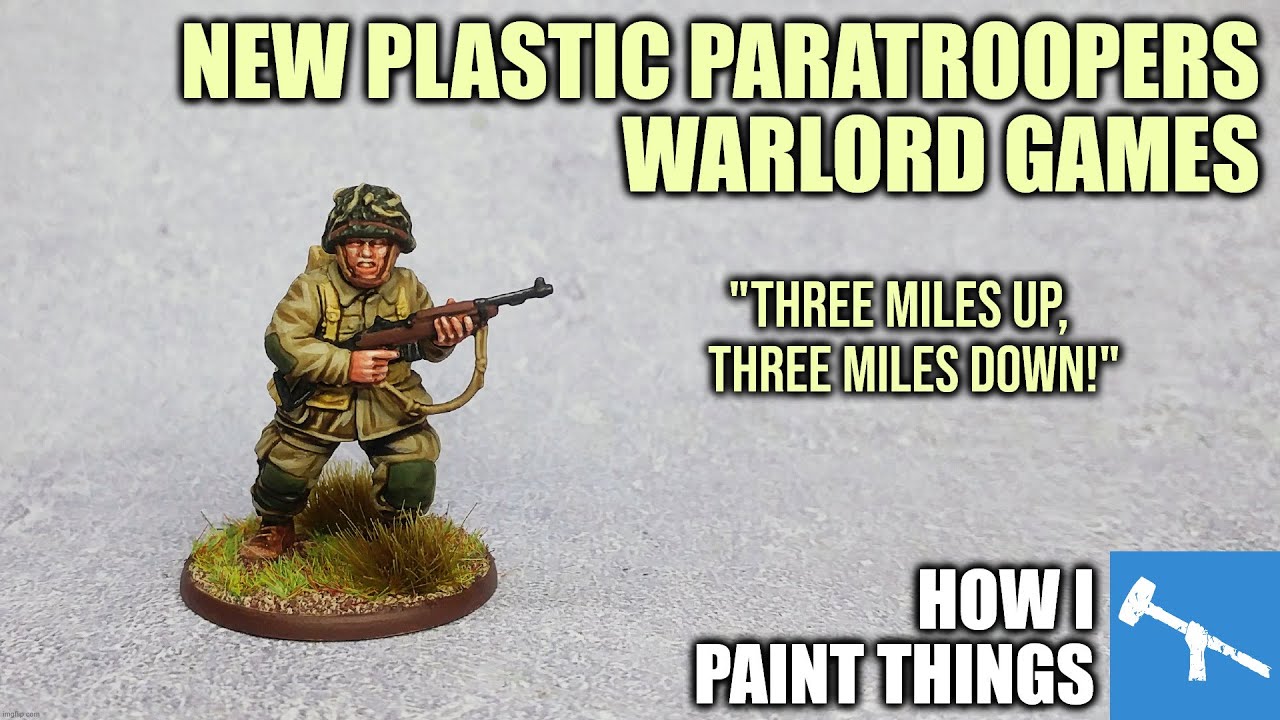 Quick Painting - New US Paratroopers from Warlord Games [How I Paint Things]