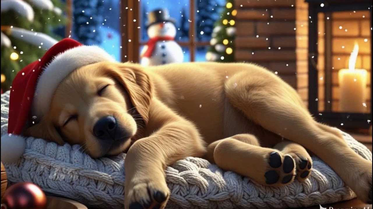 24 Hours Dog Relaxation Music 🌙🐶 Gentle Winter Melodies for Sleep, Calm Hearts & Stress Relief #76