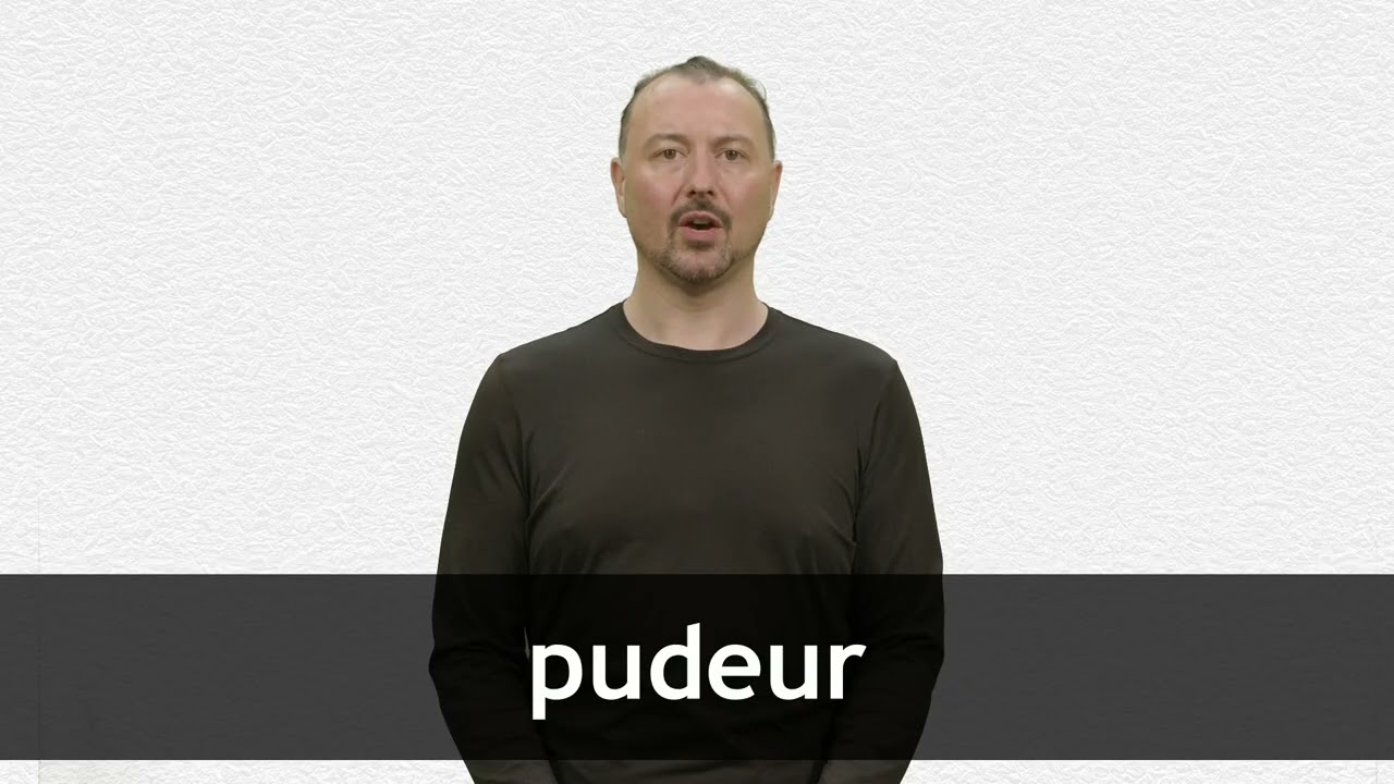 How to pronounce PUDEUR in French