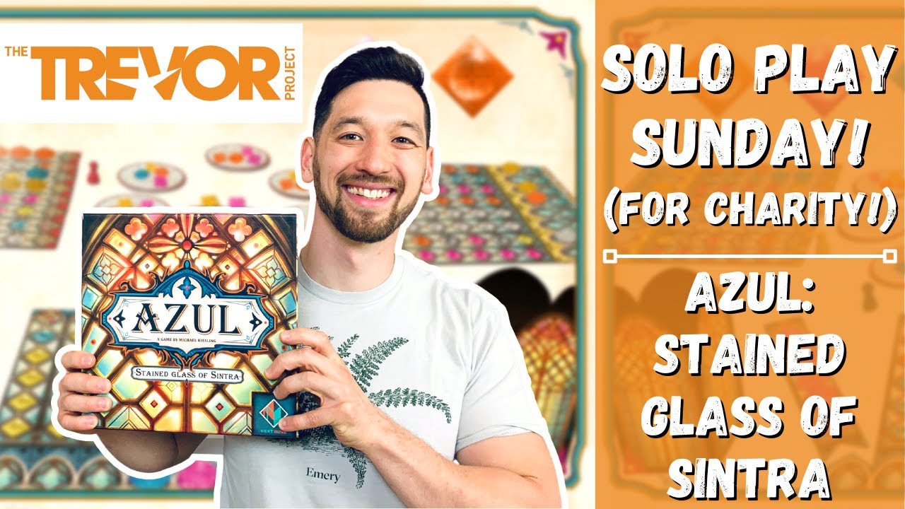 Solo Play Sunday: Azul: Stained Glass of Sintra! (Solo Teach and Full Playthrough)