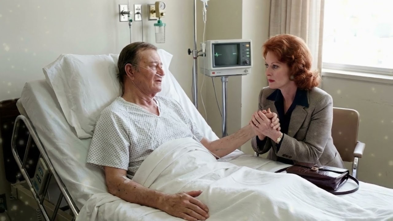 Maureen O'Hara at John Wayne's Deathbed Farewell — His Soft Words Transformed Fate