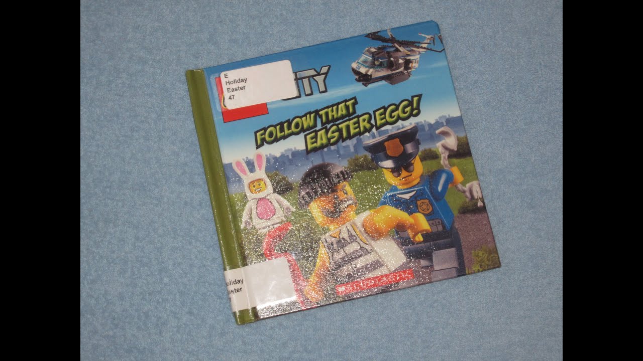 Lego City - Follow That Easter Egg Children's Read Aloud Story Book For Kids