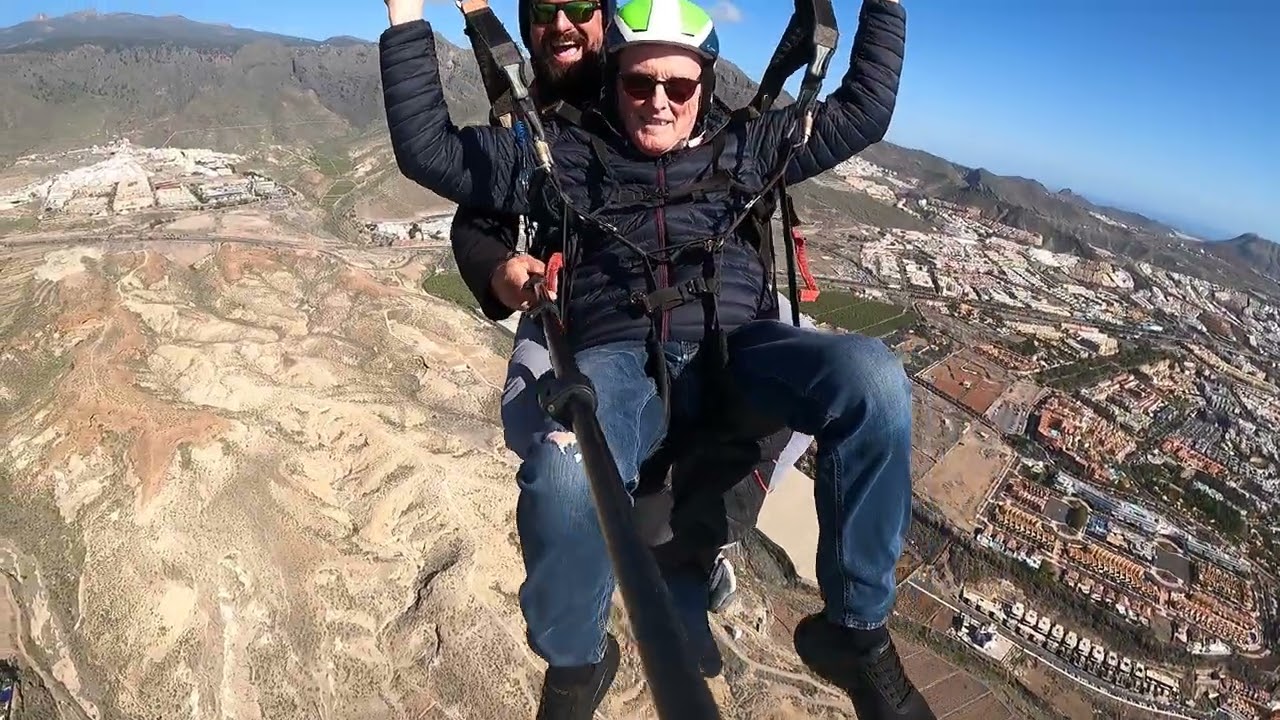 Gleitschirmflug auf Teneriffa 3