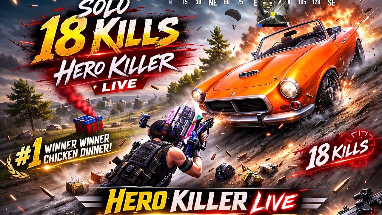 Solo 18 Kills Hero Killer Live #1 