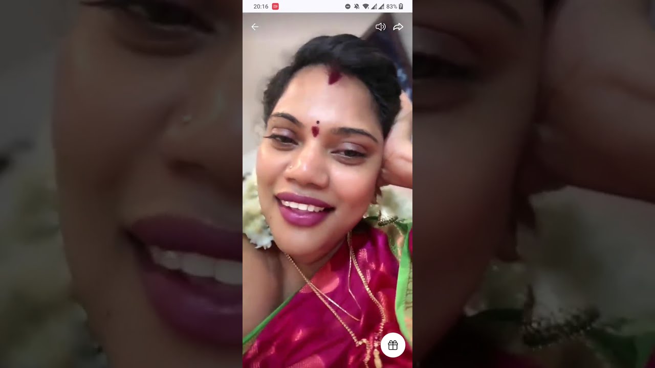 Lavanya Janu Hot tango live premium in saree telugu #tango