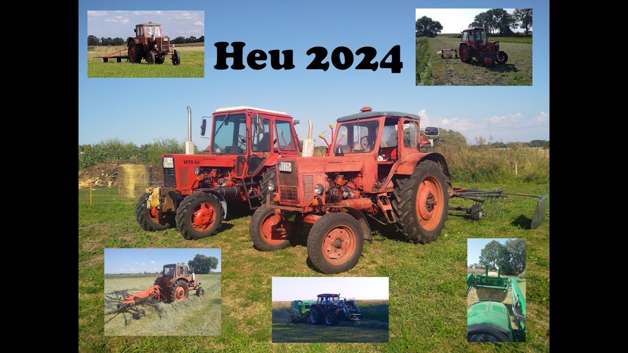 Heu zweiter Schnitt 2024 mit Belarus & Case