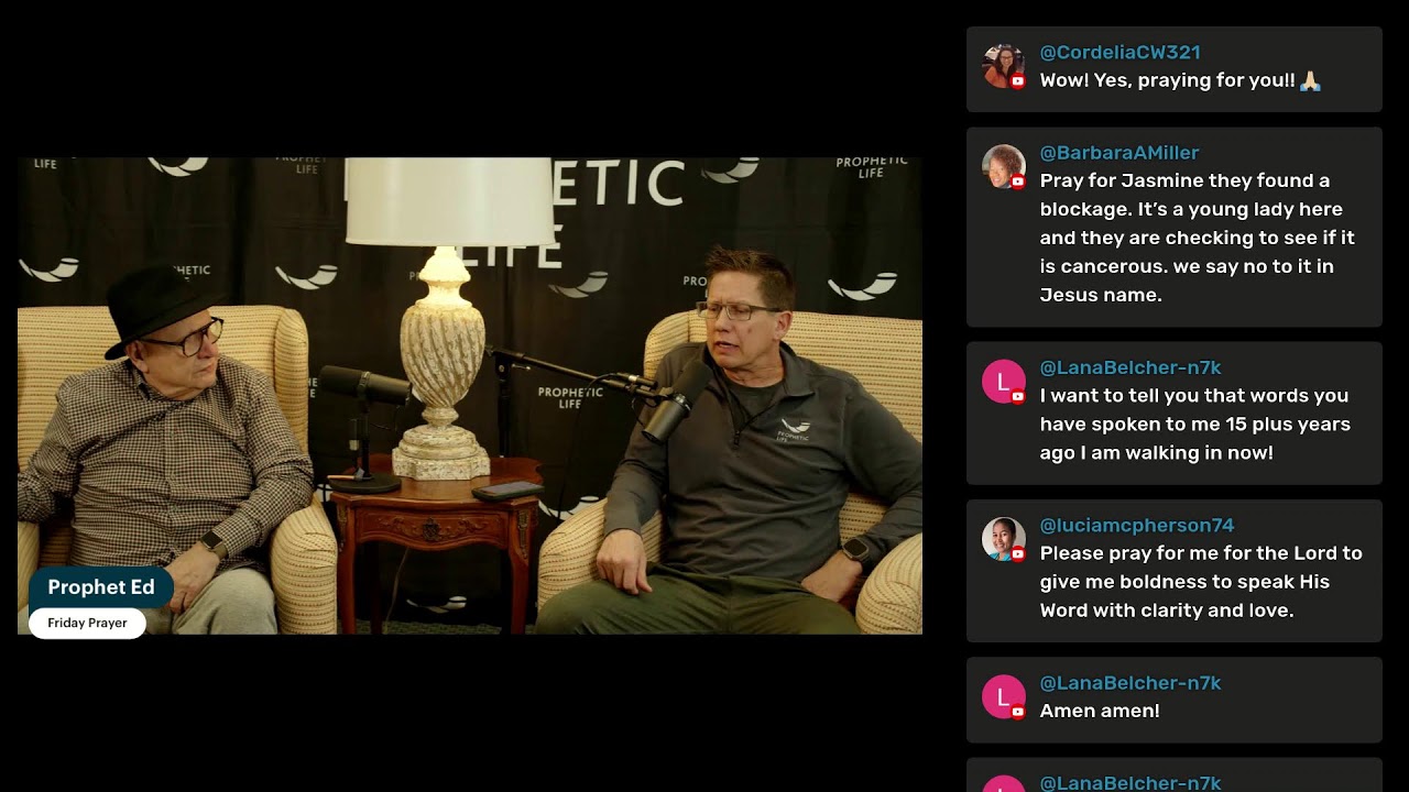 Live with Ed Traut and Prophetic Life
