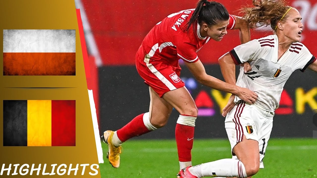 Poland vs Belgium | Women's World Cup qualification - Highlights All Goals 17/09/21