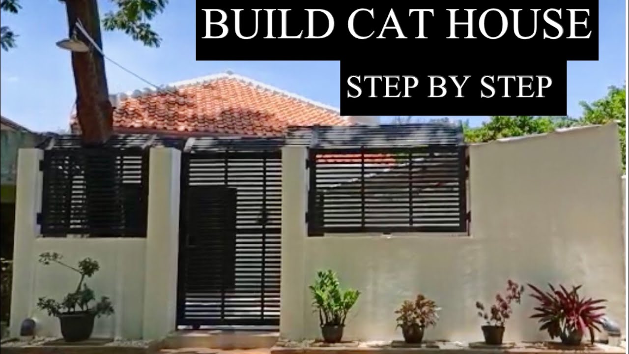 AMAZING CAT HOUSE. For Abandoned stray cats. Step By Step.lily ivo part 1