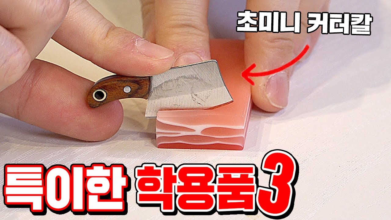 인싸들도 부러워하는 특이한 학용품 5종 리뷰!!  [꾹TV]