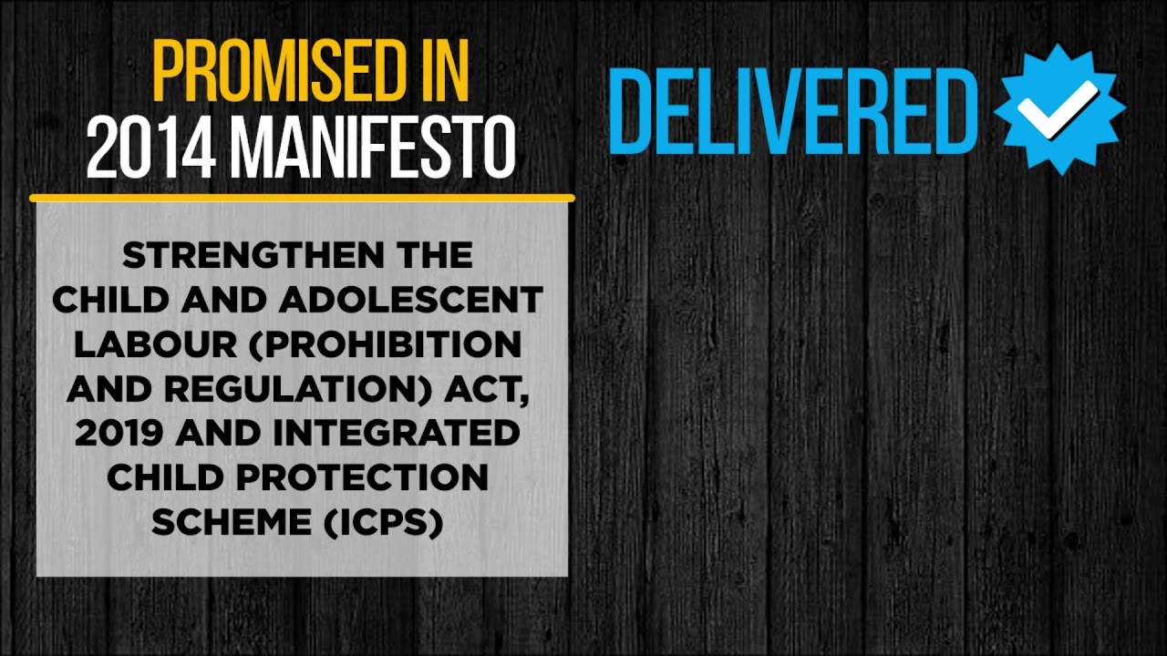 Modi Govt revised Integrated Child Protection Scheme implemented