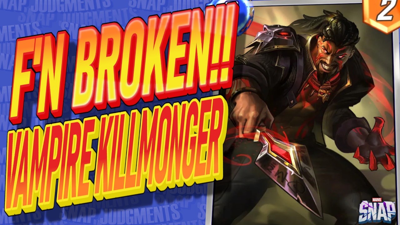 Vampire Killmonger is the NEWEST BROKEN Season Pass Card! Must Play Best Decks! MarvelSnap