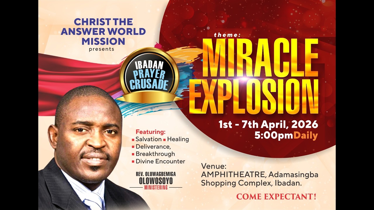 Pre Crusade Prayers for Miracle Explosion, April Edition