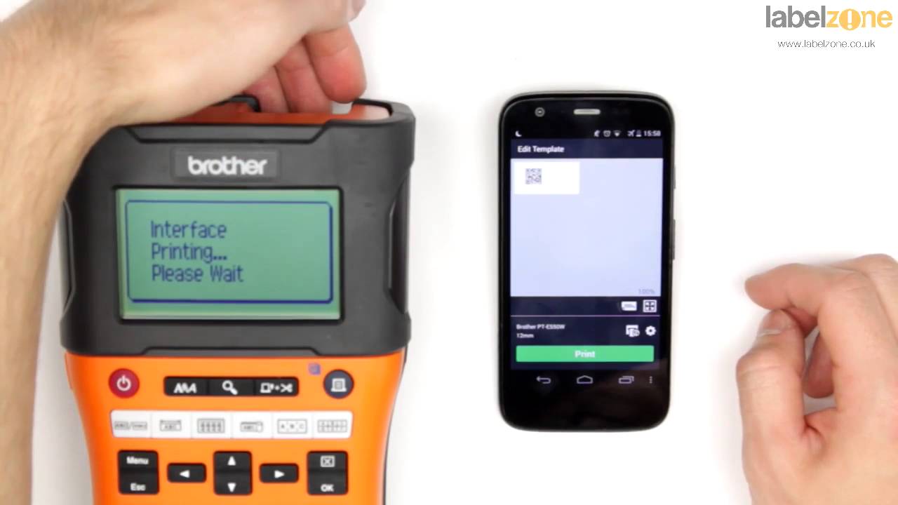 Brother P-Touch E550W Android App