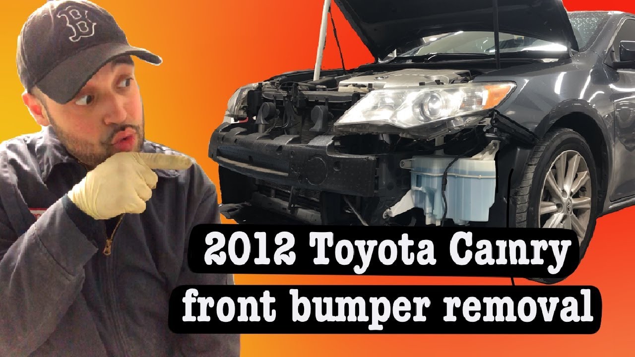 2012 Toyota Camry front bumper removal