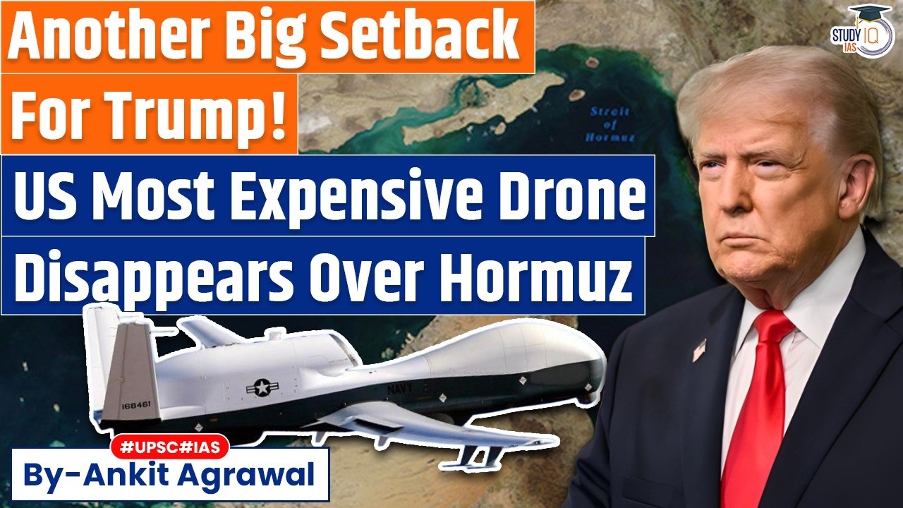 MQ-4C Triton, the US surveillance drone that has gone missing | Ankit Agrawal Study IQ