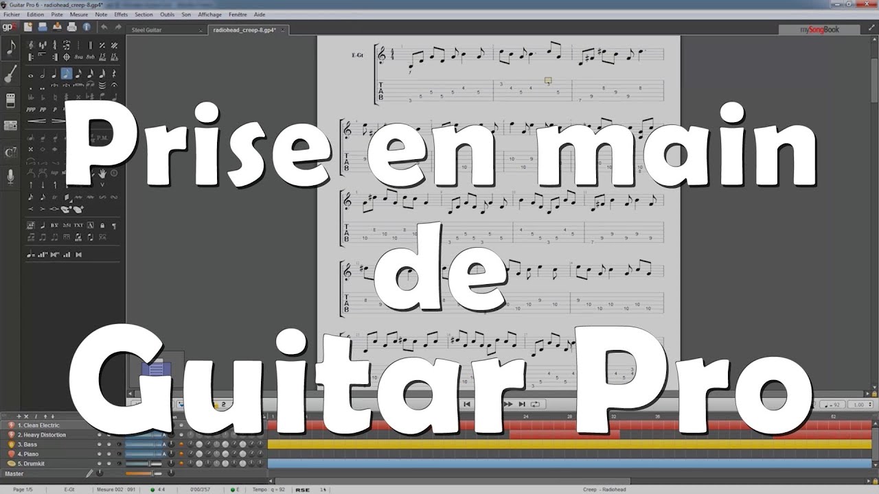 Prise en main de Guitar Pro - Tutoriel Instinct Guitare