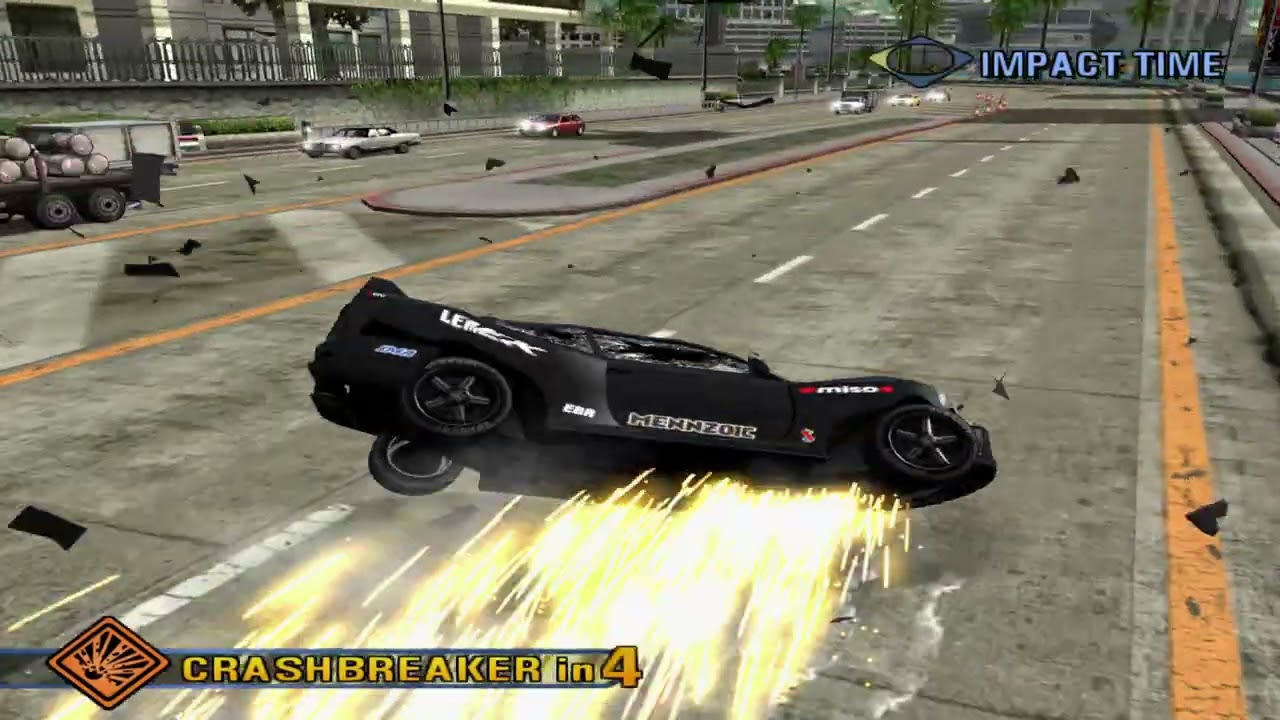 (gameplay pra fundo de vídeo) Burnout 3 - Gameplay Pra Fundo de Vídeo #1