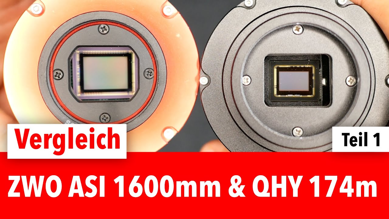 ZWO ASI 1600mm und QHY 174M - Vergleich der zwei Astrokameras - Teil 1