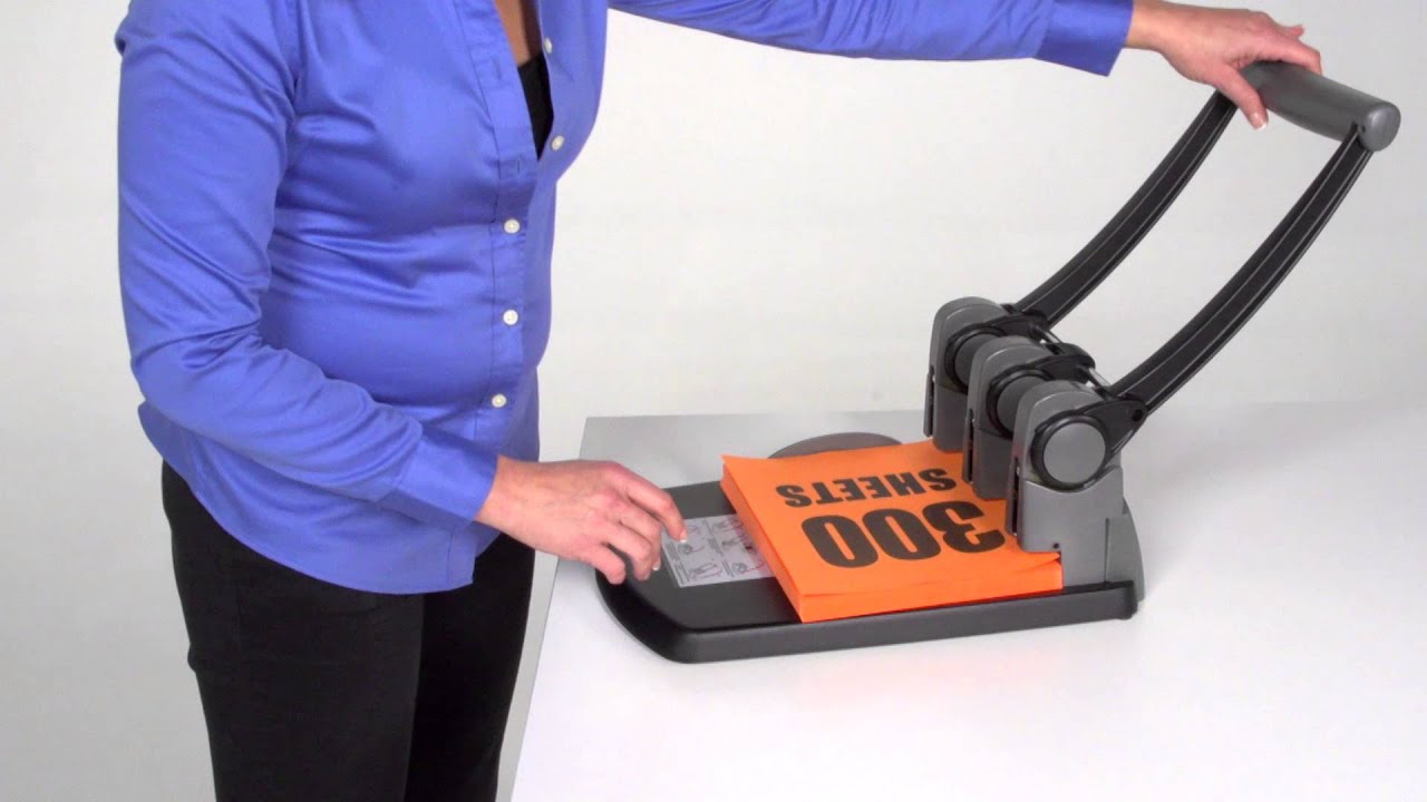 Swingline® Extra High Capacity 300 Sheet 3-Hole Punch