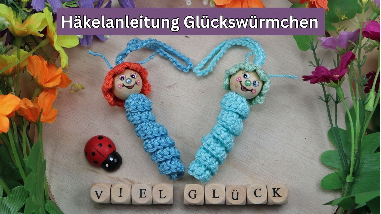 Crochet pattern Lucky worms - quick and easy to crochet