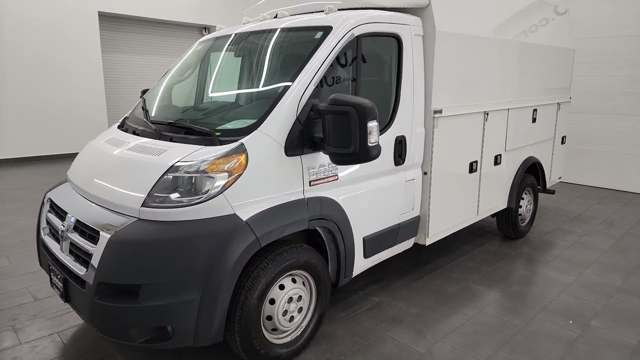 2018 RAM 3500 PROMASTER COMMERCIAL CUTAWAY KNAPHEIDE KUV BODY 4K WALKAROUND 13367Z SOLD!