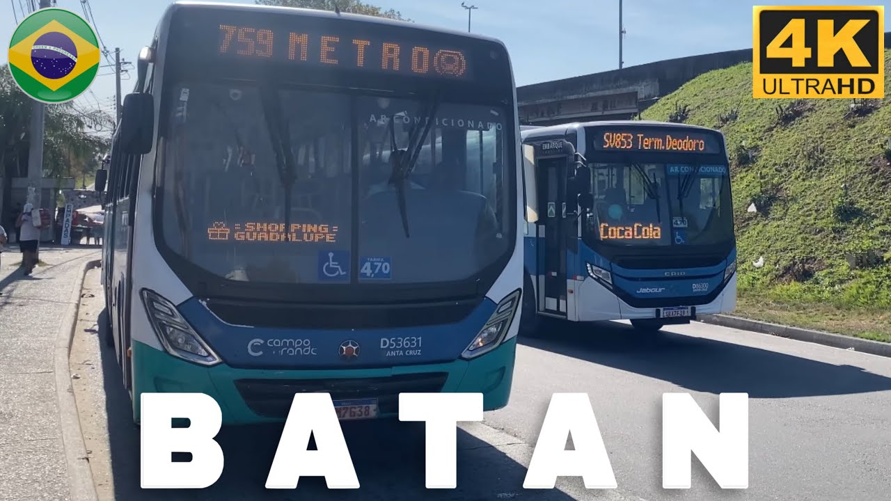 Avenida Brasil - Batan (RJ) - Movimentação de Ônibus #163 