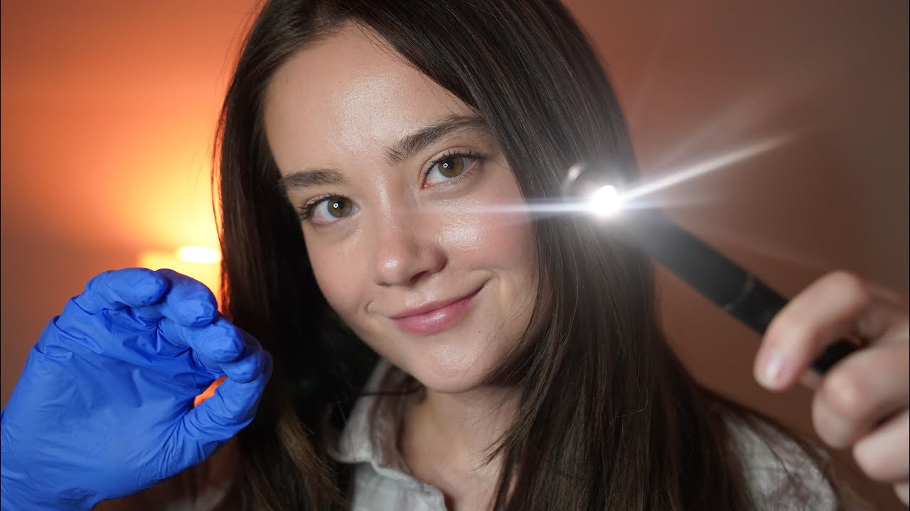 ASMR DOCTOR EXAM ROLEPLAY! Whispered