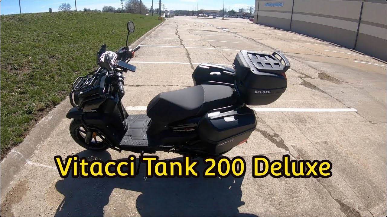 Мой новый скутер!!! Vitacci Tank 200 Deluxe