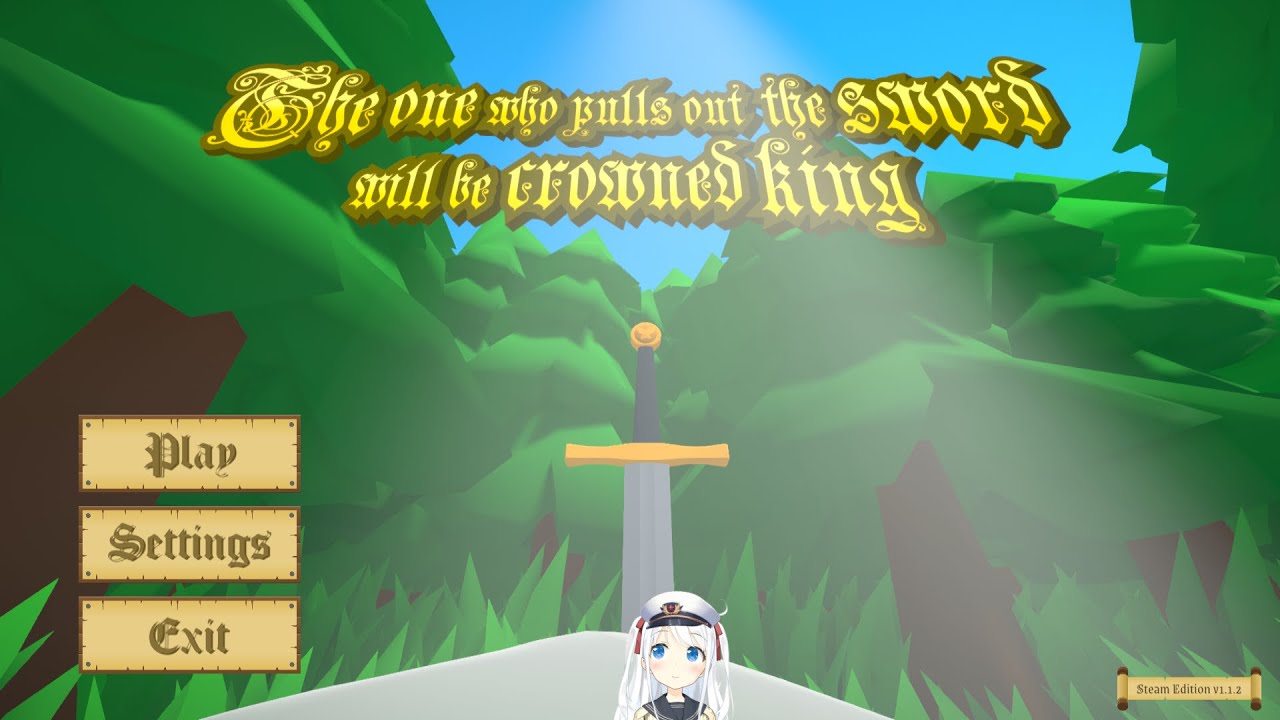 【NoVoice】The one who pulls out the sword will be crowned king【Vtuber準備中】