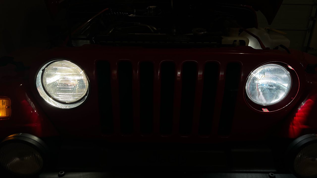 Инструкция по замене фар Wagner BriteLite против Sylvania Silverstar и Jeep TJ