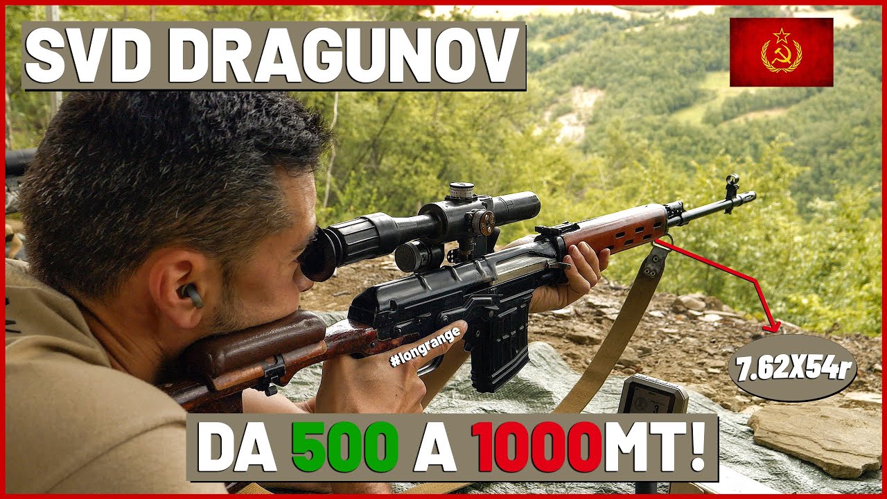 SVD DRAGUNOV russo test a 1000 mt (w/ENG subs) #longrange