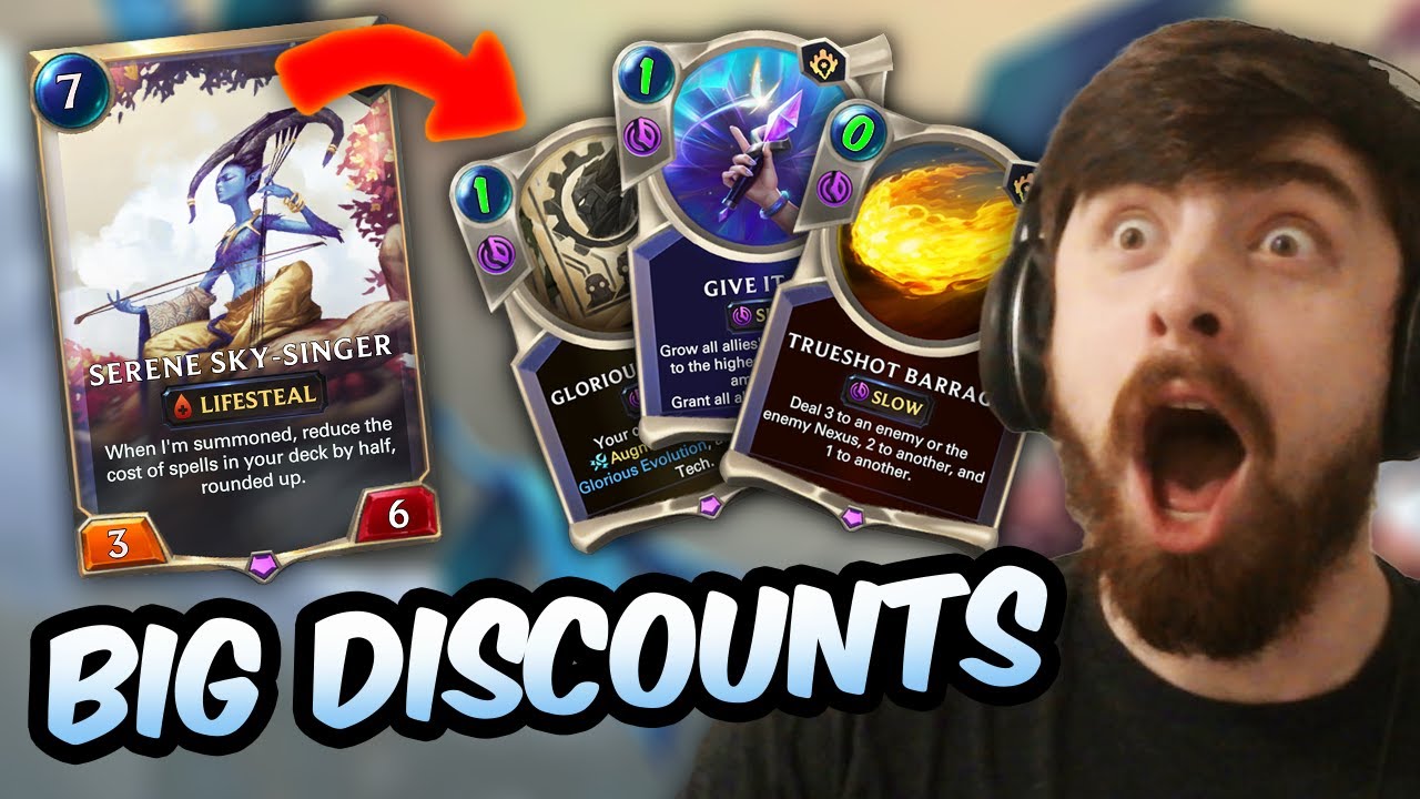 1 COST Glorious Evolution / Give It All !!! | Serene Sky-Singer LoR Deck | Legends of Runeterra