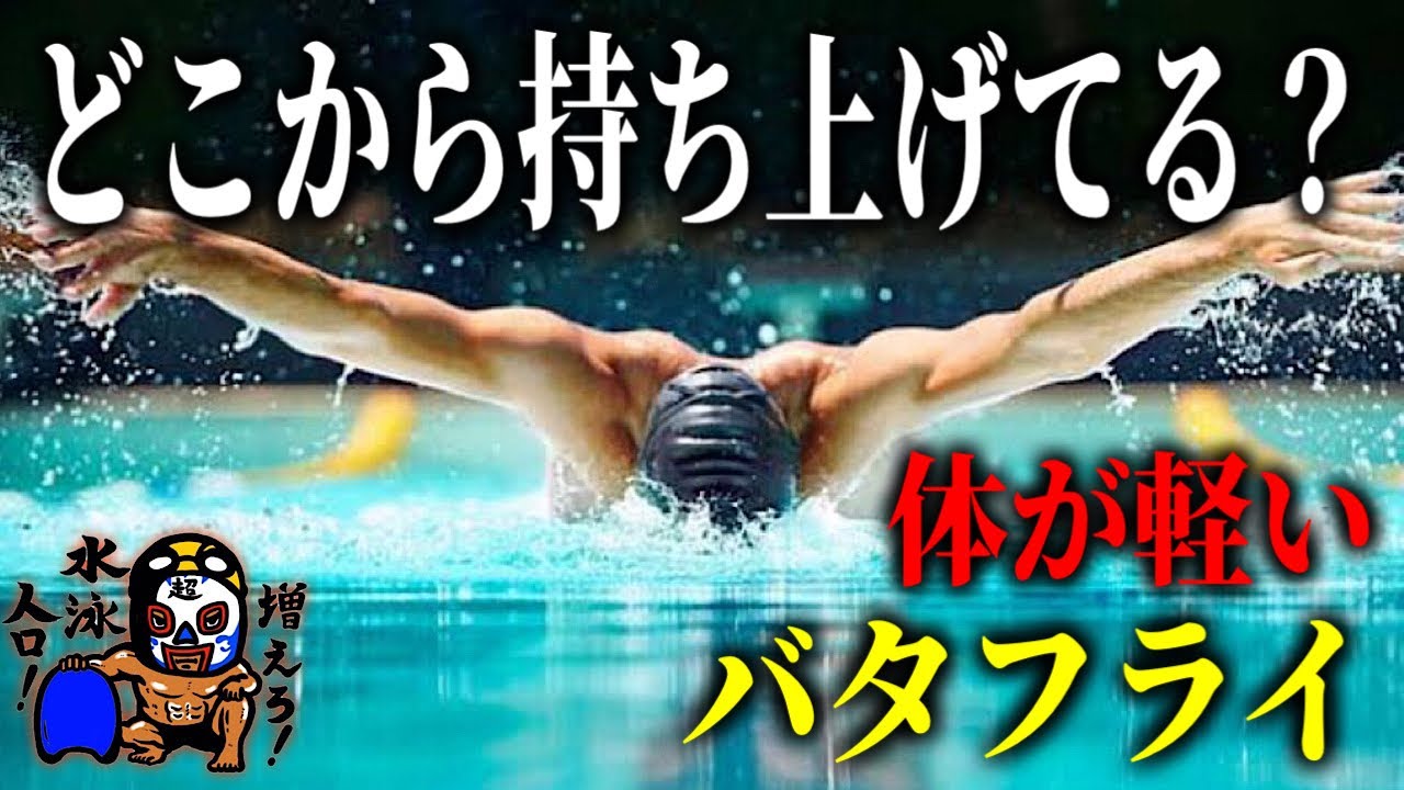 バタフライはキツくない！バタフライを効率よく進むためのポイント
