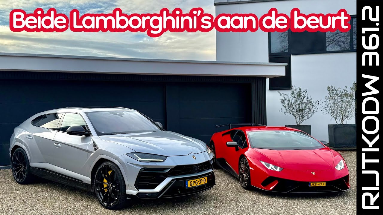 John's Lamborghini Urus & Huracan Performante beide aan de beurt, De RS3 waar het allemaal mee begon