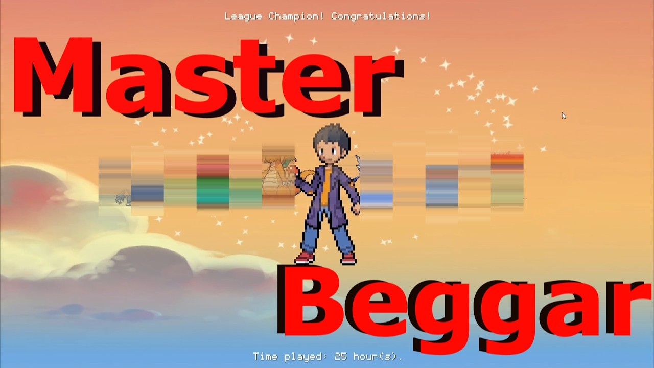 Прохождение региона Канто с использованием только тех покемонов, которых я выпросил.