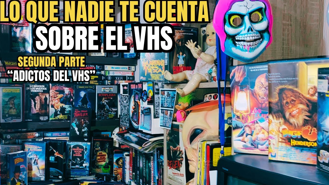 Coleccionista EXTREMO y ADICTO del VHS 📼 CUENTA lo que nadie te dice sobre el VIDEOCLUB