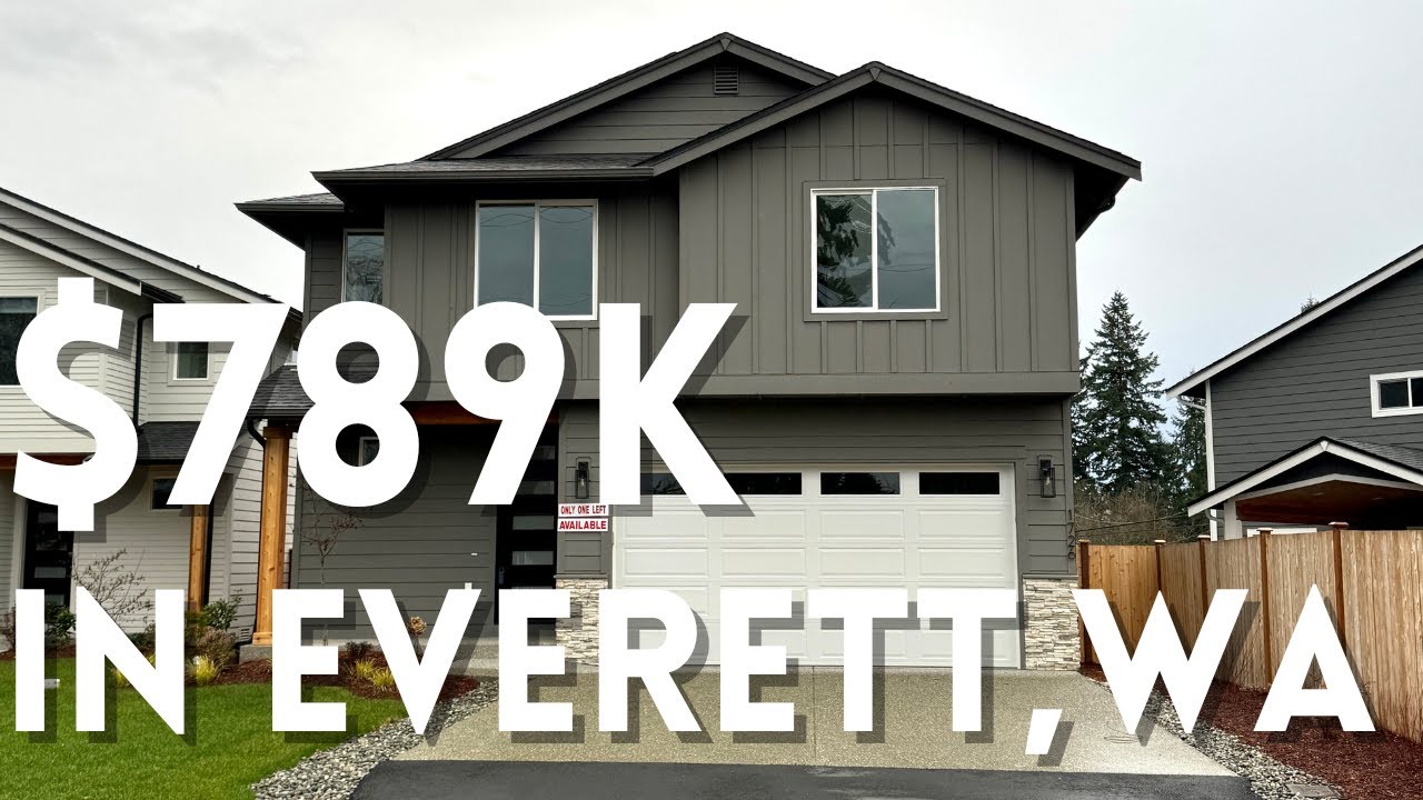 Inside Seattle Area's Most Affordable Neighborhood: Everett New Construction Home Tour