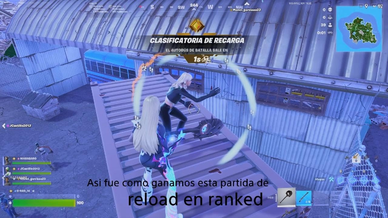 Así fue como ganamos. esta partida en reload Ranked
