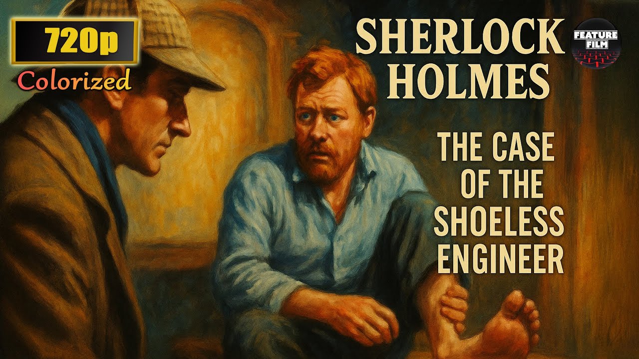 Sherlock Holmes: The Case of the Shoeless Engineer (1954) | Colorized 720p Classic TV Mystery