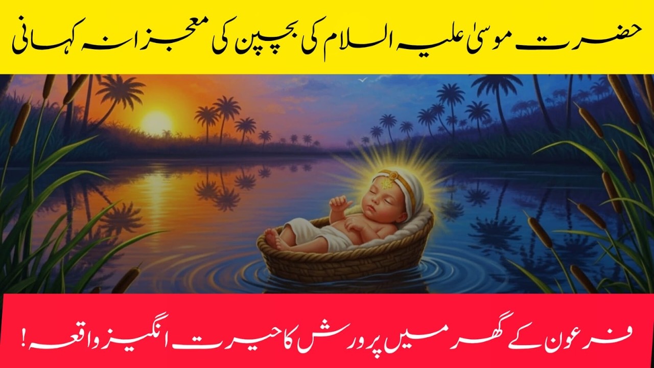 The Miraculous Childhood of Prophet Musa (AS) | Islamic Story | Noor E Hidayat