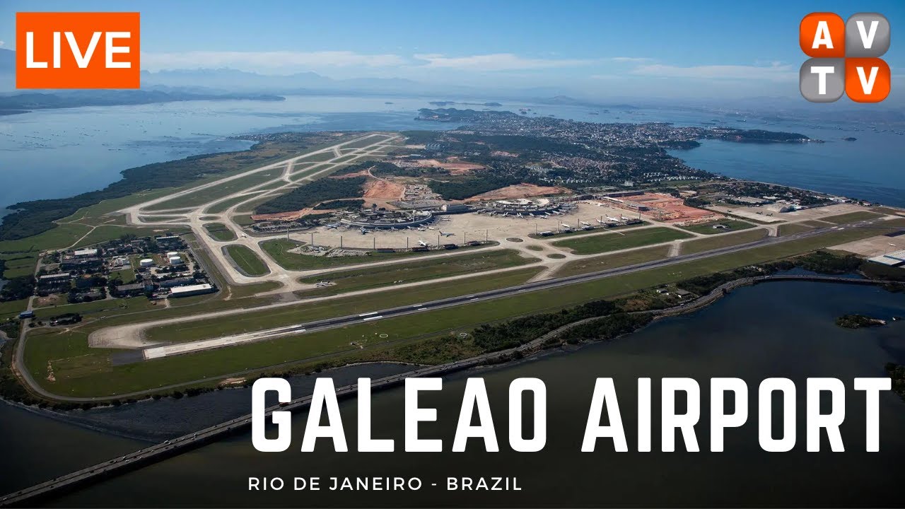 🔴LIVE - GALE&Atilde;O AIRPORT RIO
