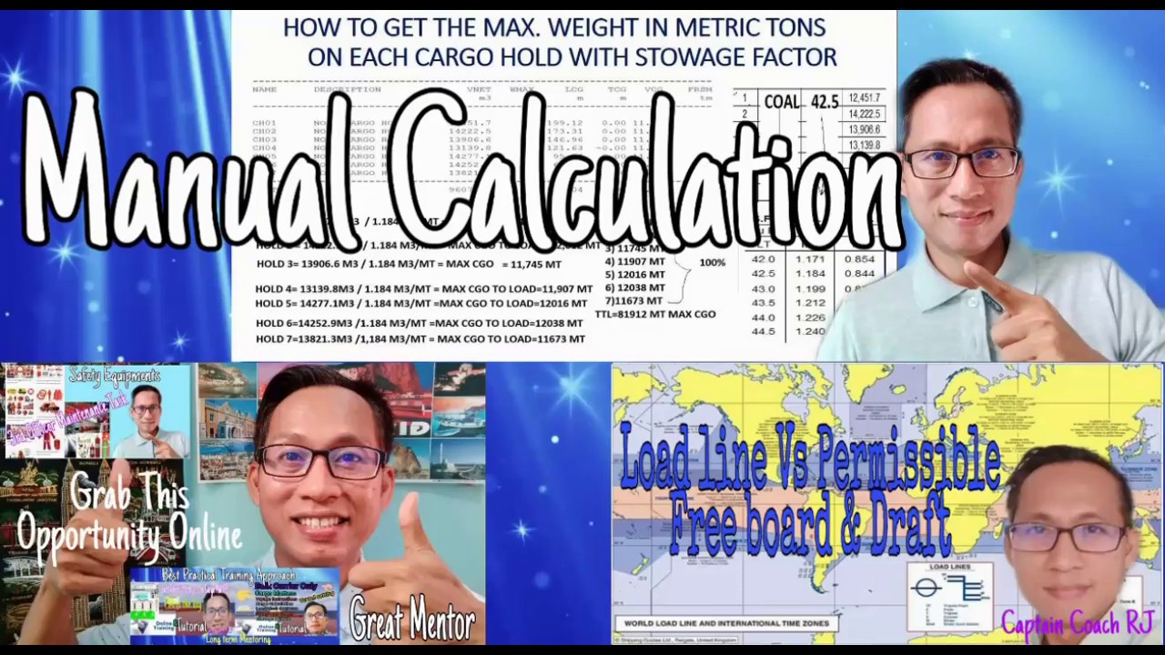 Calculate the maximum cargo to load in each Hold