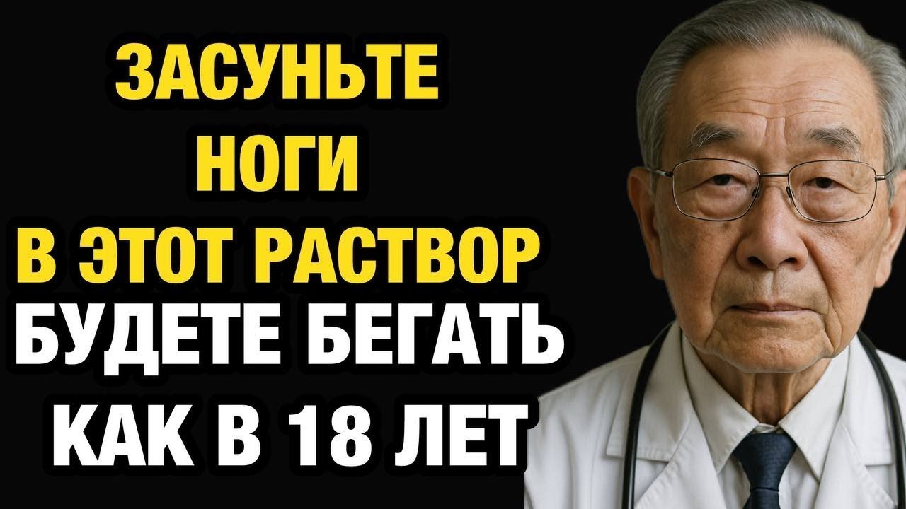Ноги не Будут болеть 100% Засуньте ноги в этот раствор